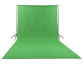 greenscreen 3x6m - tekstylno bawełniany
